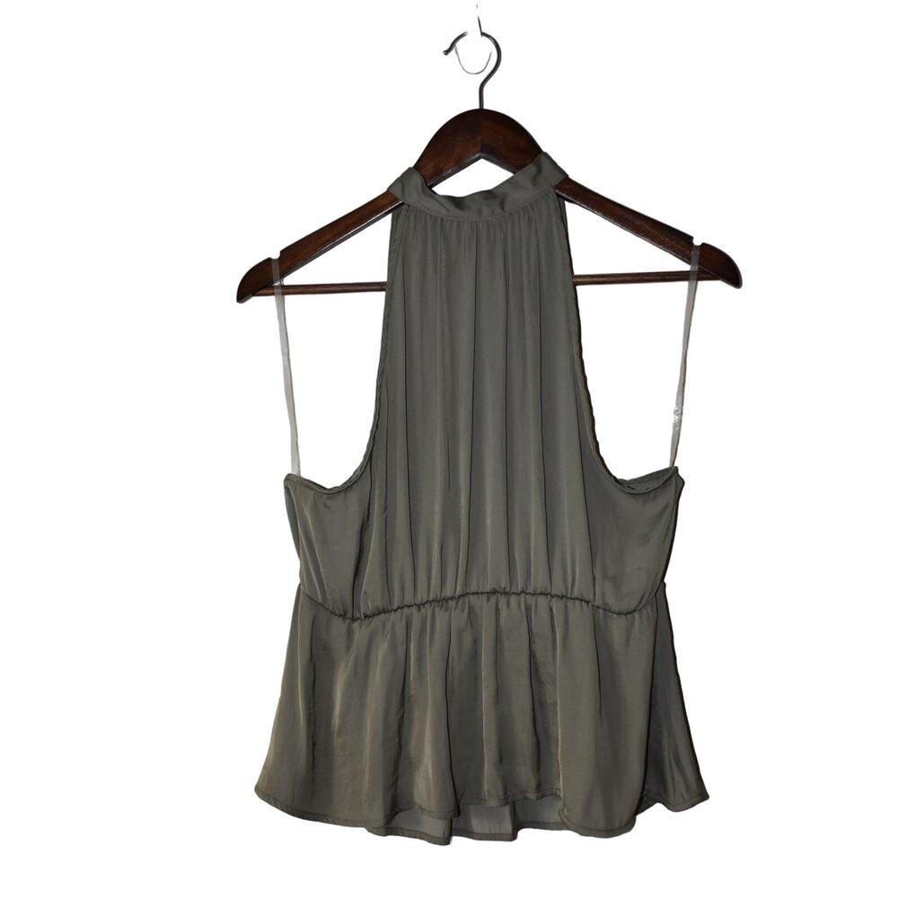 American Eagle Green Halter Tank Size S